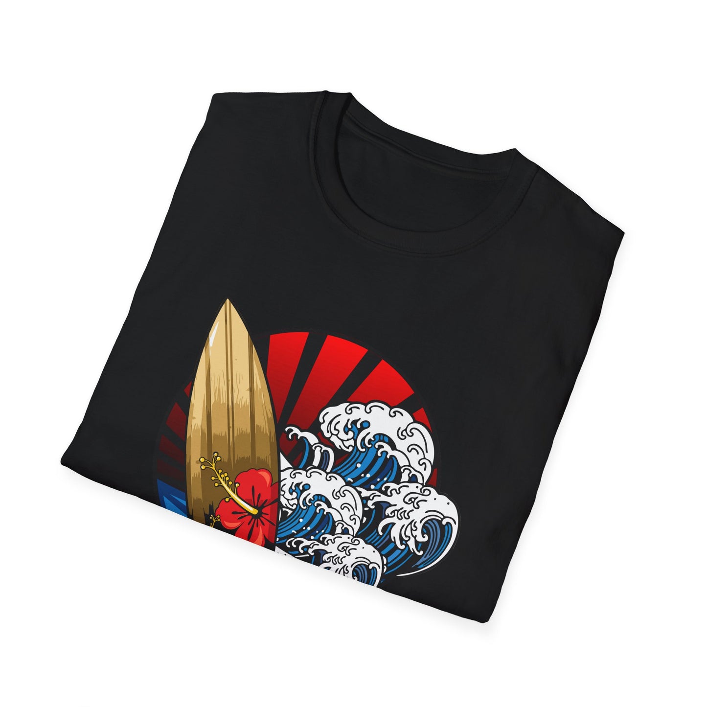 Surf Waves Unisex Softstyle T-Shirt
