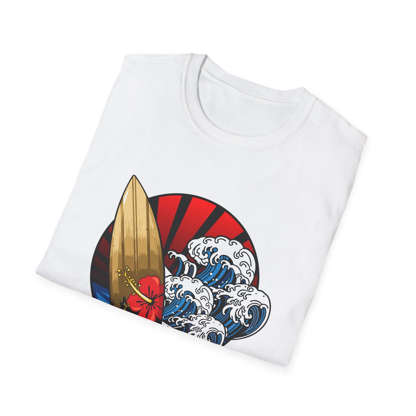 Surf Waves Unisex Softstyle T-Shirt
