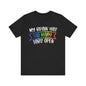 My brain has too many tabs open Unisex Jersey Short Sleeve Tee