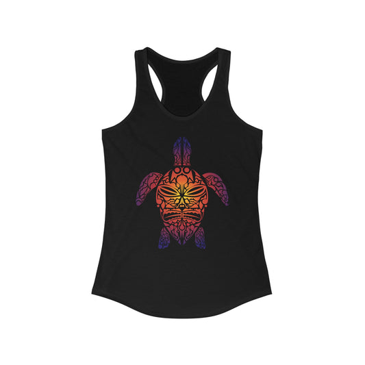 Sunset Turtle Women's Racerback Tank