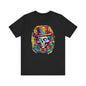 Skull with Top Hat Graffiti Unisex Jersey Short Sleeve Tee