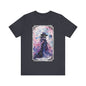 The Veiled Sorceress Jersey unisex tee, Halloween Graphic Tee, Spooky Shirt, Trick or Treat Tee, Halloween Costume, Festive Gift