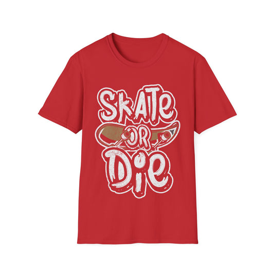 Skate Or Die Unisex Softstyle T-Shirt