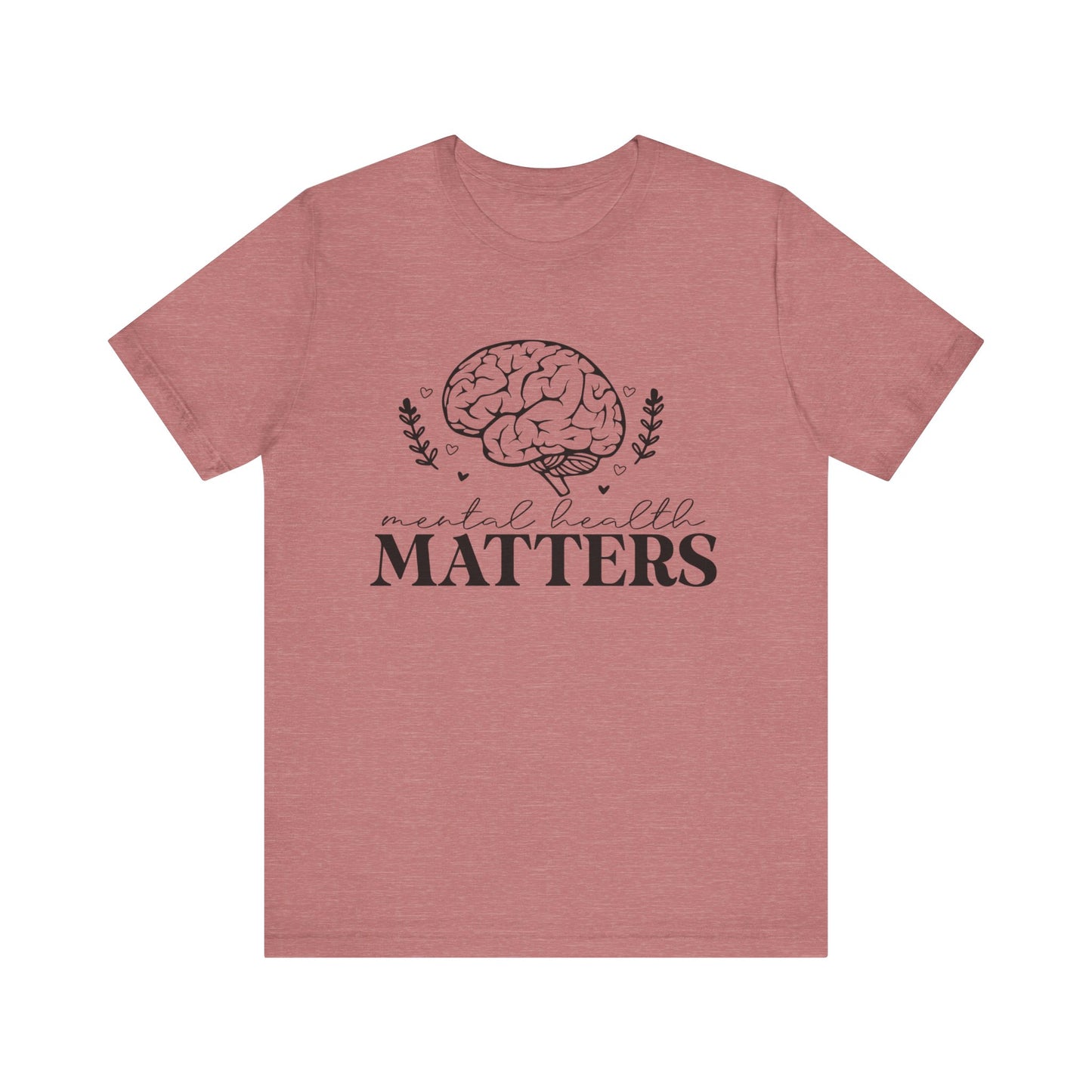 Mental health matters 3 Unisex Jersey Short Sleeve Tee