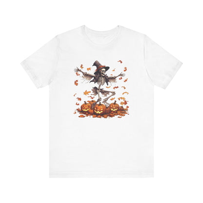 Skeleton in leaves Unisex Jersey Short Sleeve Tee