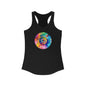 Watercolor Record Women's Ideal Racerback Tank