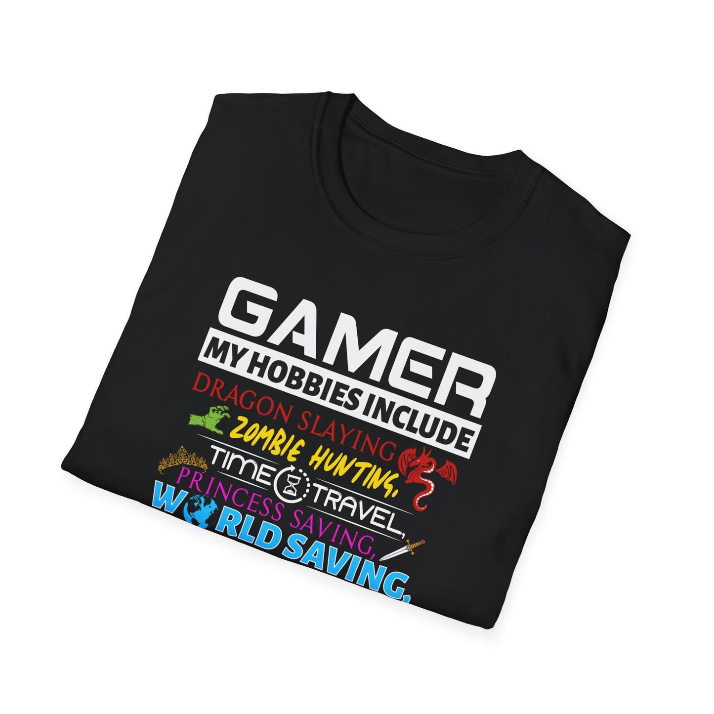 Gamer Hobbies Unisex Softstyle T-Shirt