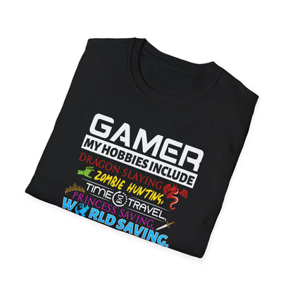 Gamer Hobbies Unisex Softstyle T-Shirt
