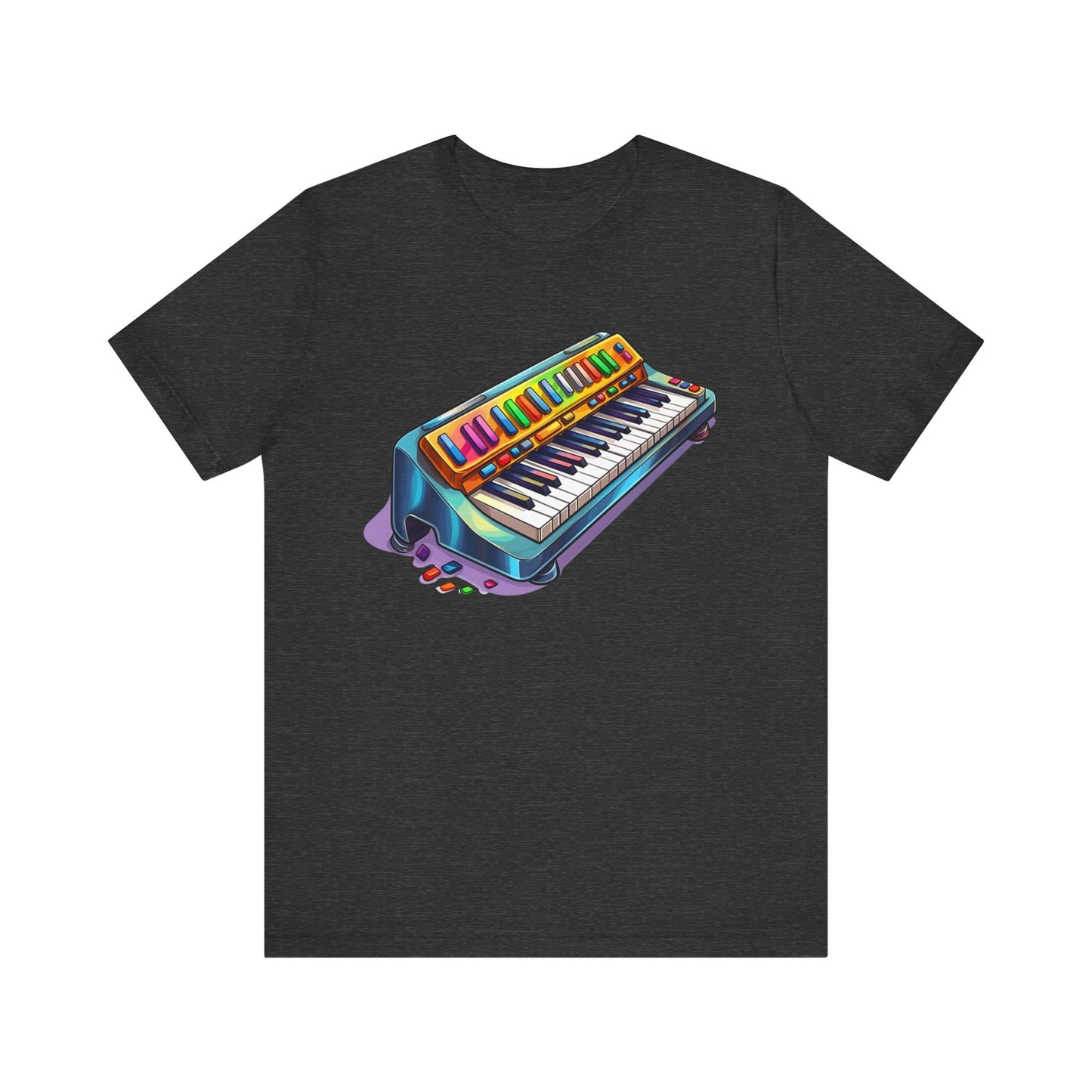 Retro 90's music keyboard 2 Unisex Jersey Short Sleeve Tee