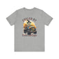 Fueled by crystals and coffee Unisex Jersey Short Sleeve Tee
