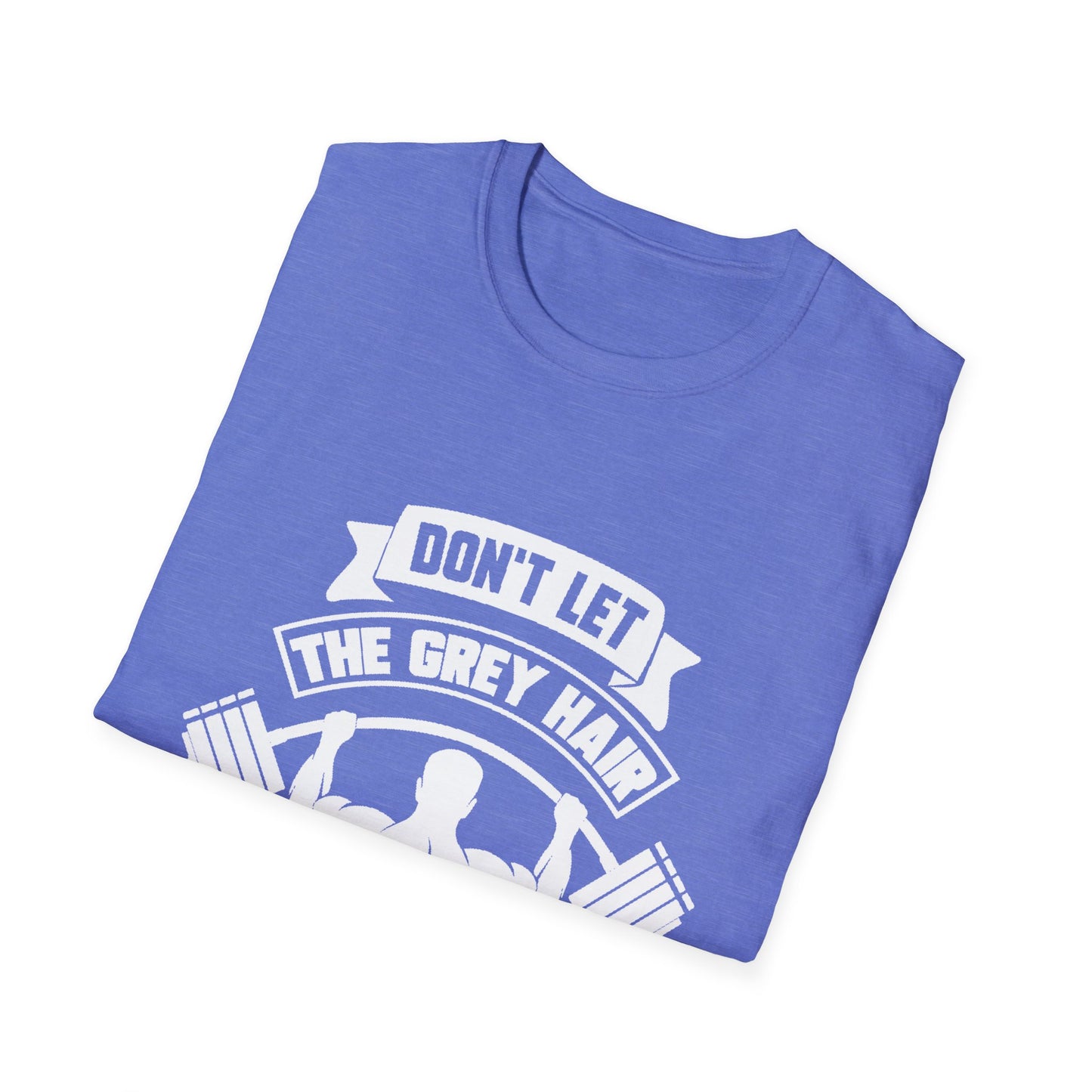 Gray Hair Gym Rat Unisex Softstyle T-Shirt