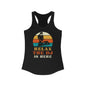 Relax, the DJ is here Women's Ideal Racerback Tank