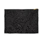 Polynesian Tribal in Black & Grey Accessory Pouch
