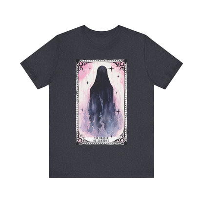 The Oracle of Shadows unisex tee, Halloween Graphic Tee, Spooky Shirt, Trick or Treat Tee, Halloween Costume, Festive Gift