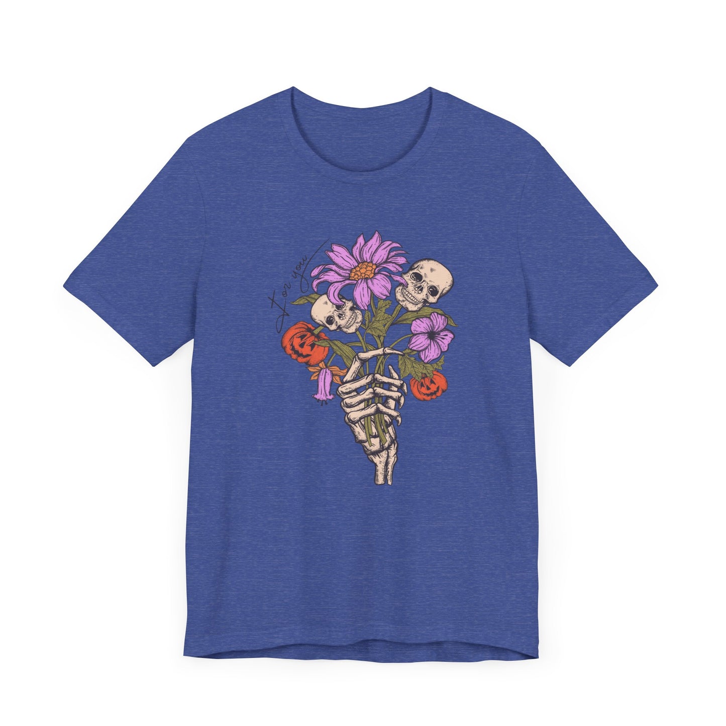 Skeleton Bouquet Unisex Jersey Short Sleeve Tee