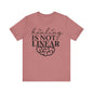 Healing is not linear Unisex Jersey Short Sleeve Tee