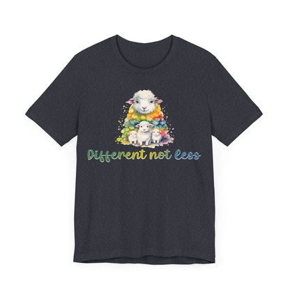 Different not less Unisex Jersey Short Sleeve Tee