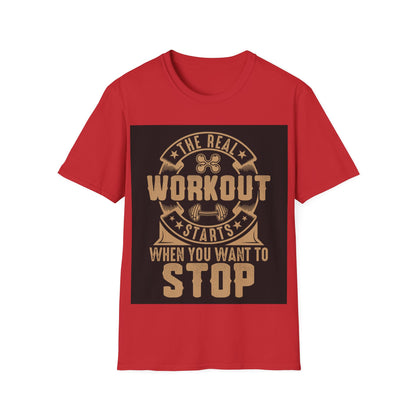 The Real Workout Unisex Softstyle T-Shirt