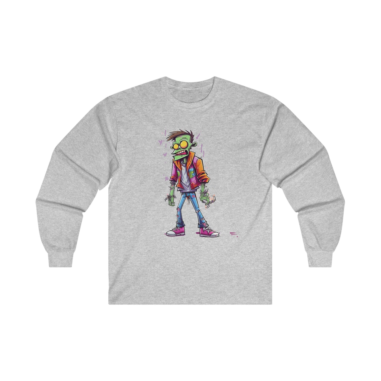 Graffiti Zombie 20 Ultra Cotton Long Sleeve Tee
