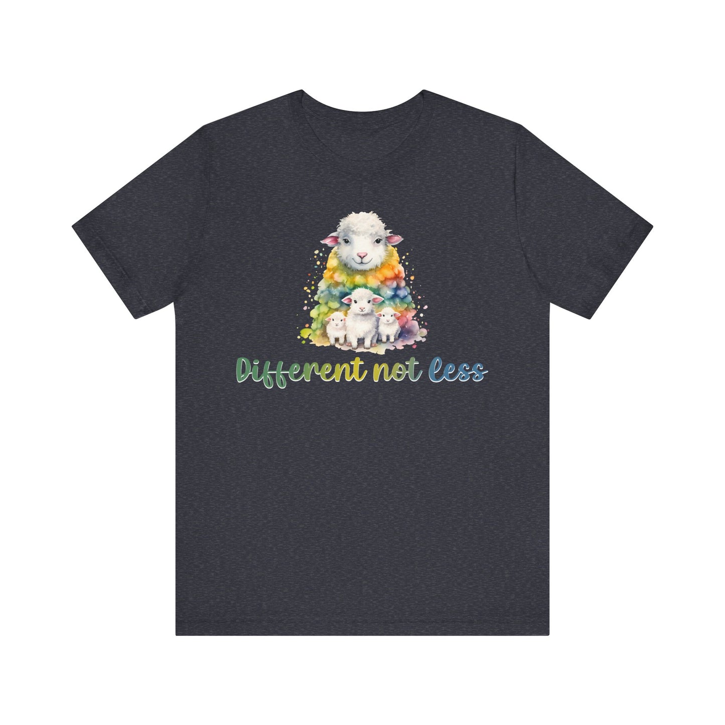 Different not less Unisex Jersey Short Sleeve Tee
