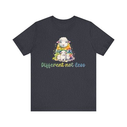 Different not less Unisex Jersey Short Sleeve Tee