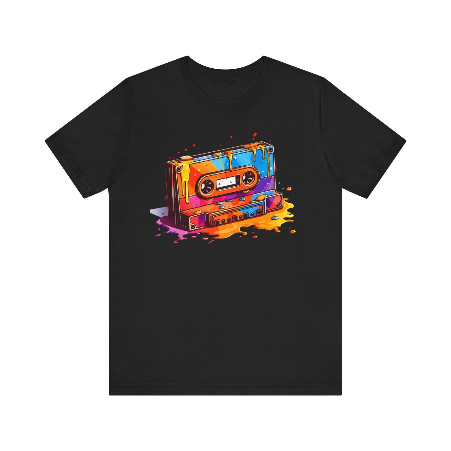 Retro 90's music tape Unisex Jersey Short Sleeve Tee