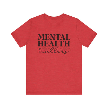 Mental health matters 2 Unisex Jersey Short Sleeve Tee