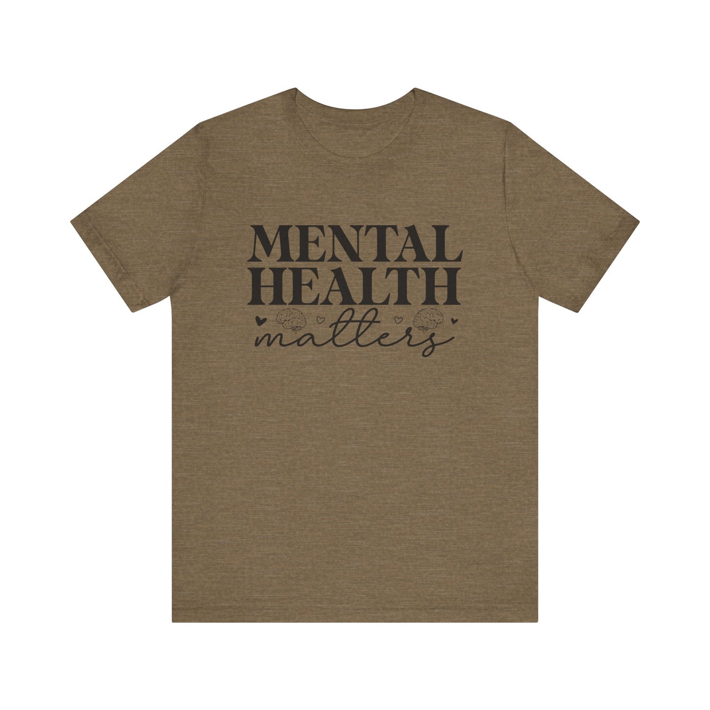 Mental health matters 2 Unisex Jersey Short Sleeve Tee