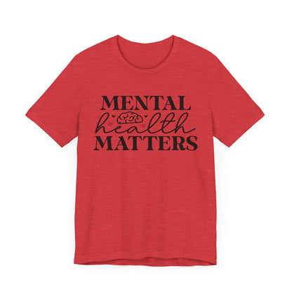 Mental health matters Unisex Jersey Short Sleeve Tee