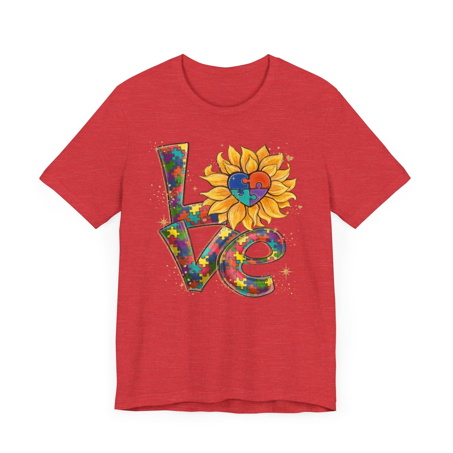 Neurodiversity love Jersey Short Sleeve Tee