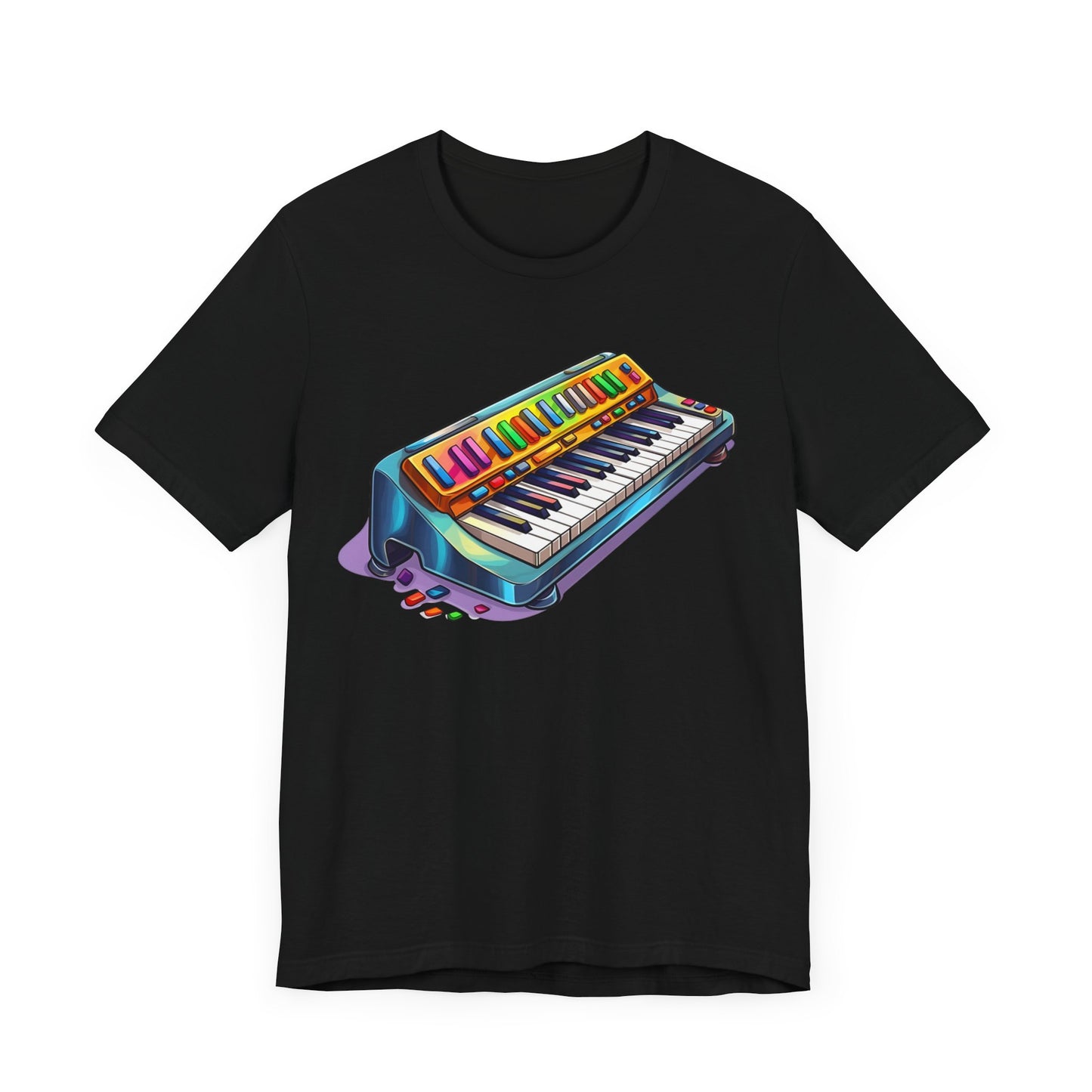 Retro 90's music keyboard 2 Unisex Jersey Short Sleeve Tee