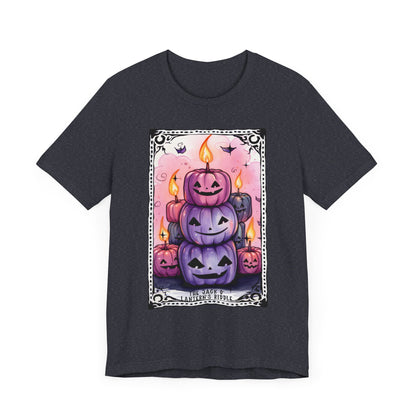 The Jack-o'-Lantern's Riddle Jersey unisex tee, Halloween Graphic Tee, Spooky Shirt, Trick or Treat Tee, Halloween Costume, Festive Gift