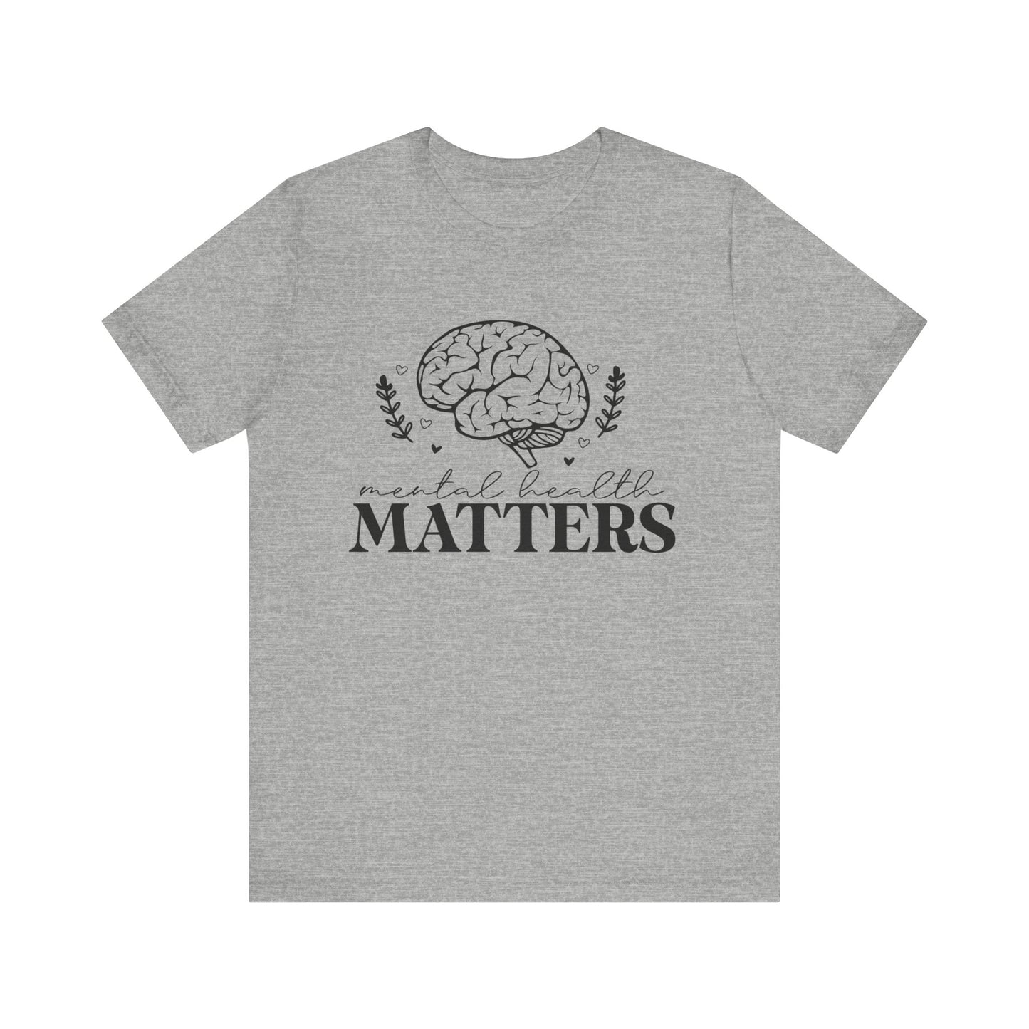 Mental health matters 3 Unisex Jersey Short Sleeve Tee
