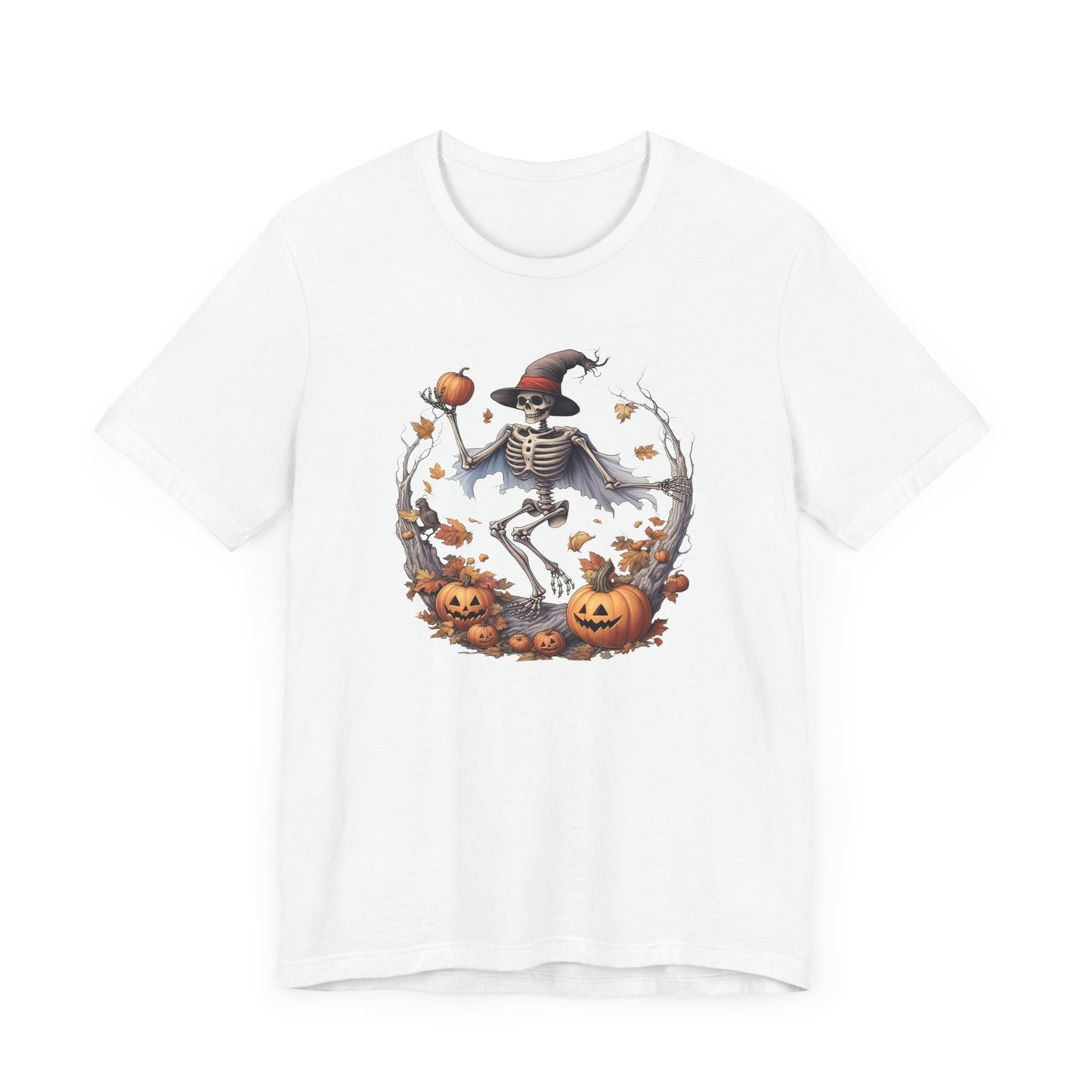 Fall Skeleton 2 Unisex Jersey Short Sleeve Tee