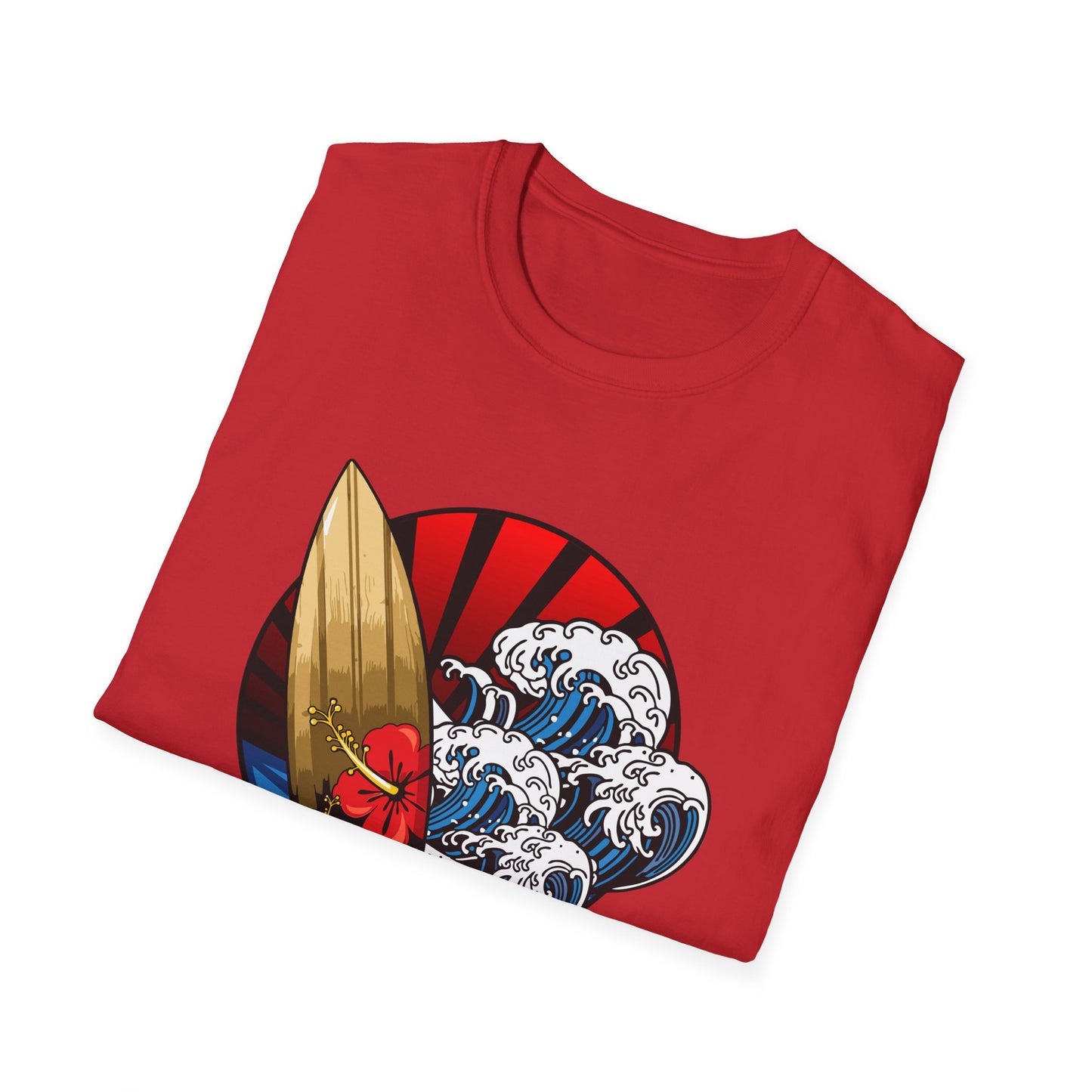 Surf Waves Unisex Softstyle T-Shirt