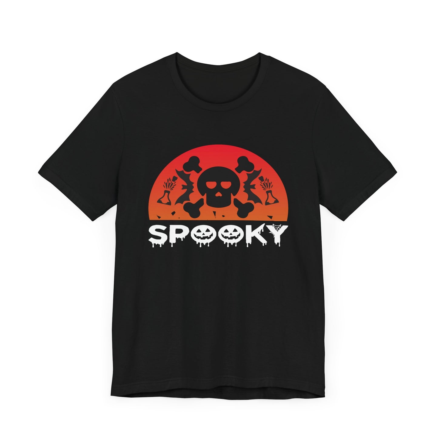 Spooky Jersey unisex tee, Halloween Graphic Tee, Spooky Shirt, Trick or Treat Tee, Halloween Costume, Festive Gift