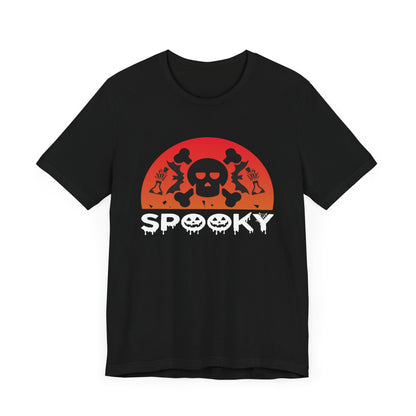 Spooky Jersey unisex tee, Halloween Graphic Tee, Spooky Shirt, Trick or Treat Tee, Halloween Costume, Festive Gift