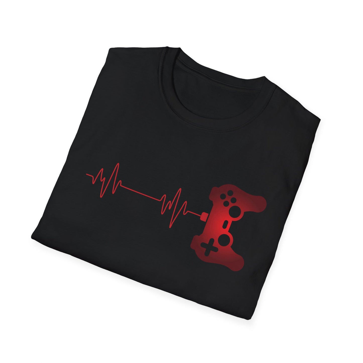 Gamer Heartbeat Unisex Softstyle T-Shirt