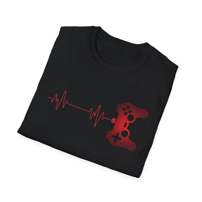 Gamer Heartbeat Unisex Softstyle T-Shirt
