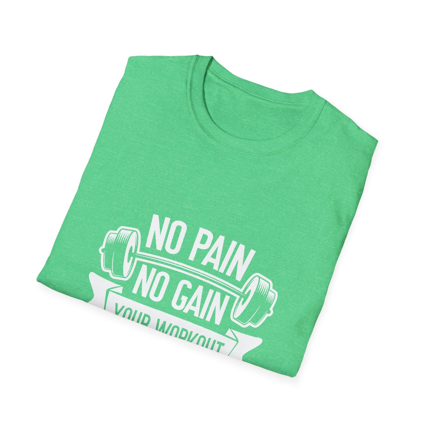No Pian, No Gain Unisex Softstyle T-Shirt
