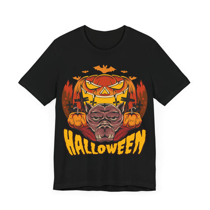 Halloween Jersey unisex tee, Halloween Graphic Tee, Spooky Shirt, Trick or Treat Tee, Halloween Costume, Festive Gift