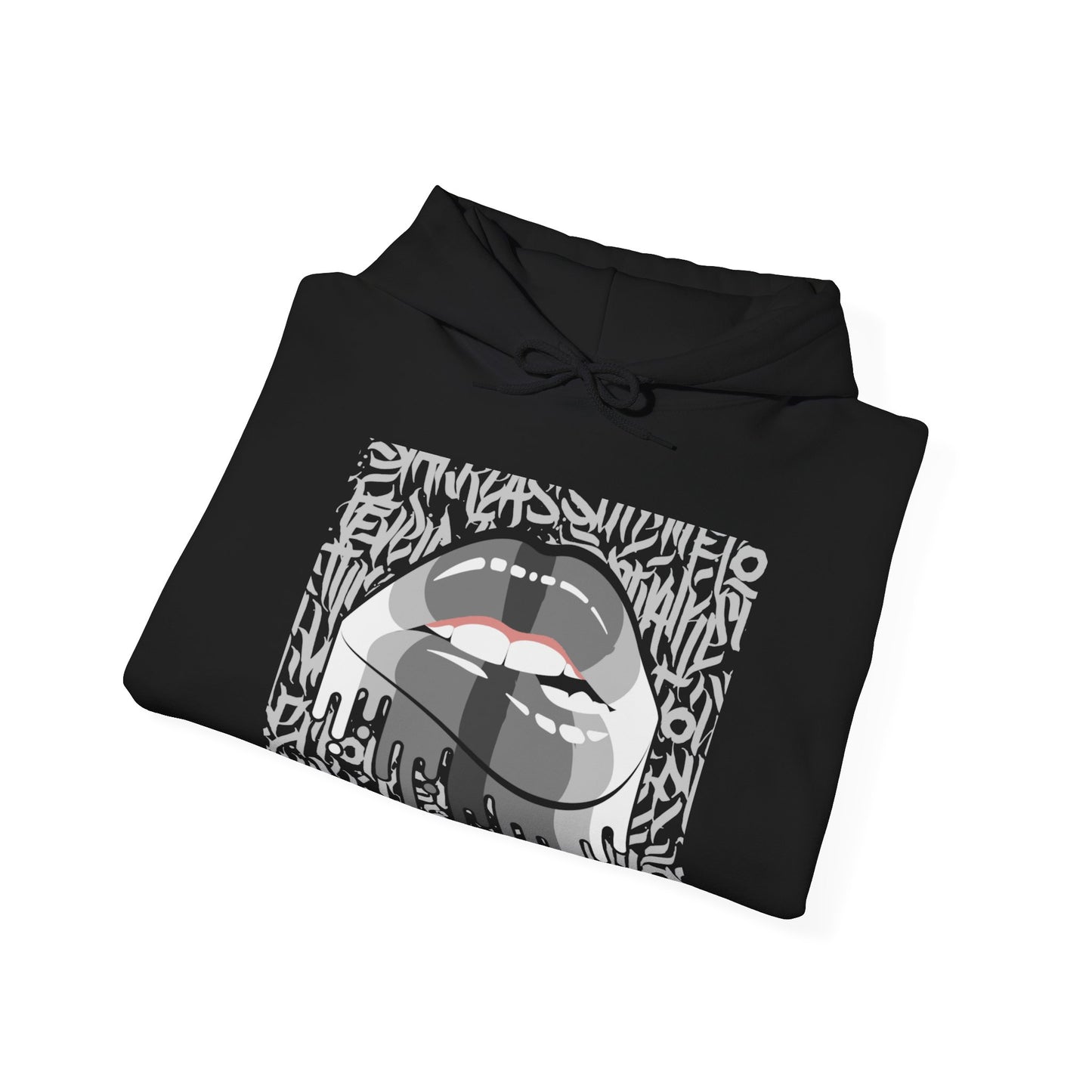 Graffiti Lips Unisex Heavy Blend™ Hooded Sweatshirt