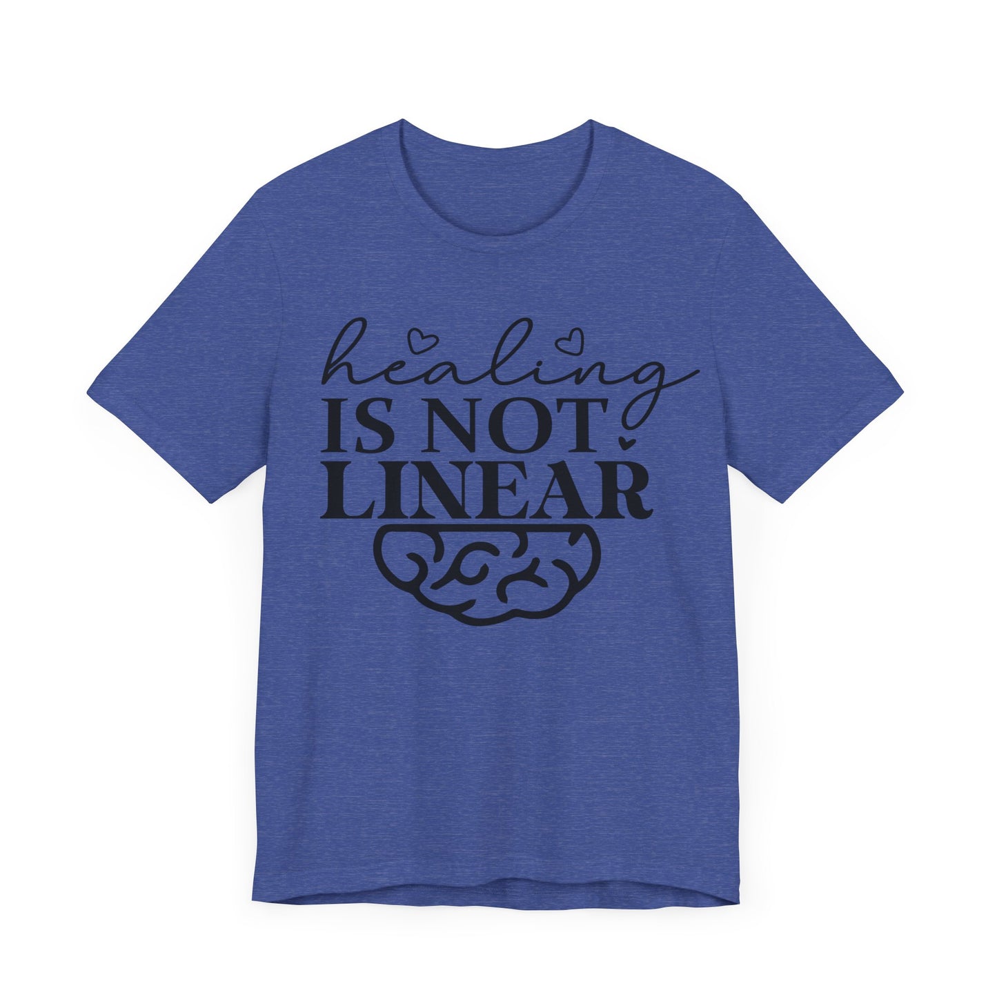 Healing is not linear Unisex Jersey Short Sleeve Tee