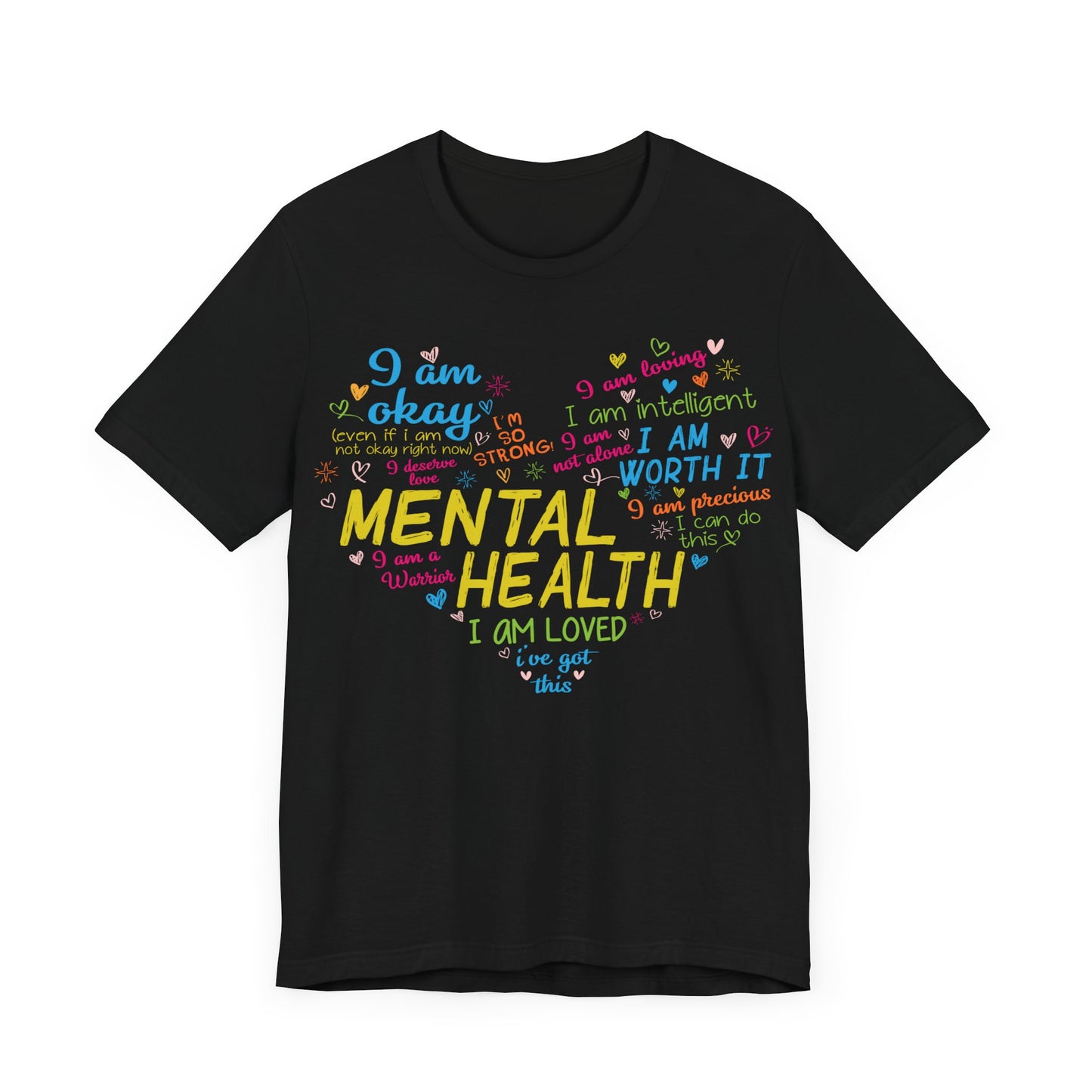 Mental health Unisex Jersey Short Sleeve Tee