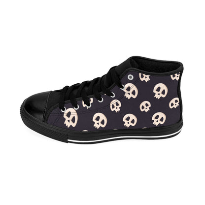 Black Skull Classic Men's Sneakers