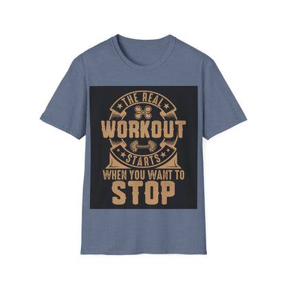 The Real Workout Unisex Softstyle T-Shirt