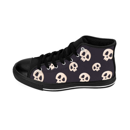 Black Skull Women's Sneakers