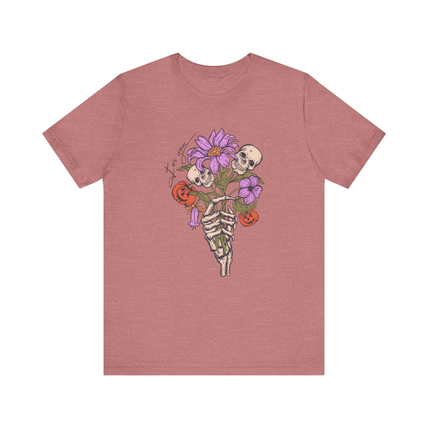 Skeleton Bouquet Unisex Jersey Short Sleeve Tee