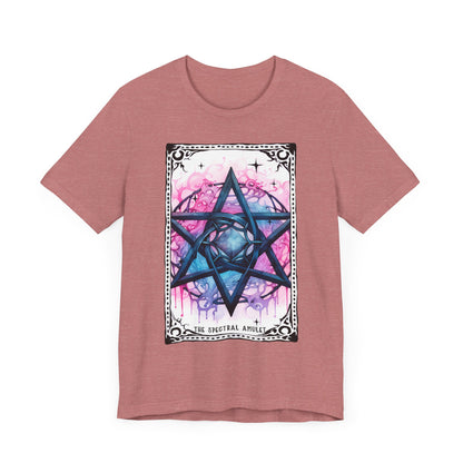 The Spectral Amulet Jersey unisex tee, Halloween Graphic Tee, Spooky Shirt, Trick or Treat Tee, Halloween Costume, Festive Gift