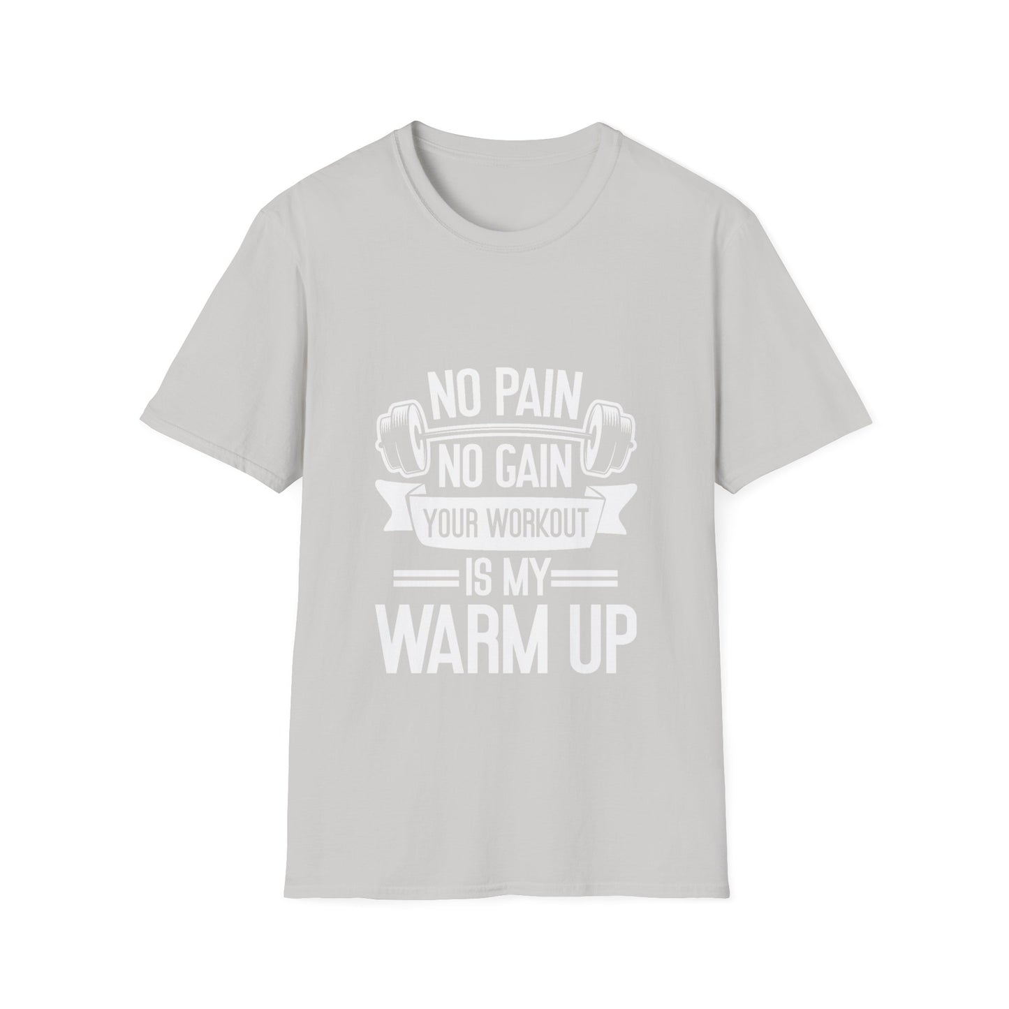 No Pian, No Gain Unisex Softstyle T-Shirt